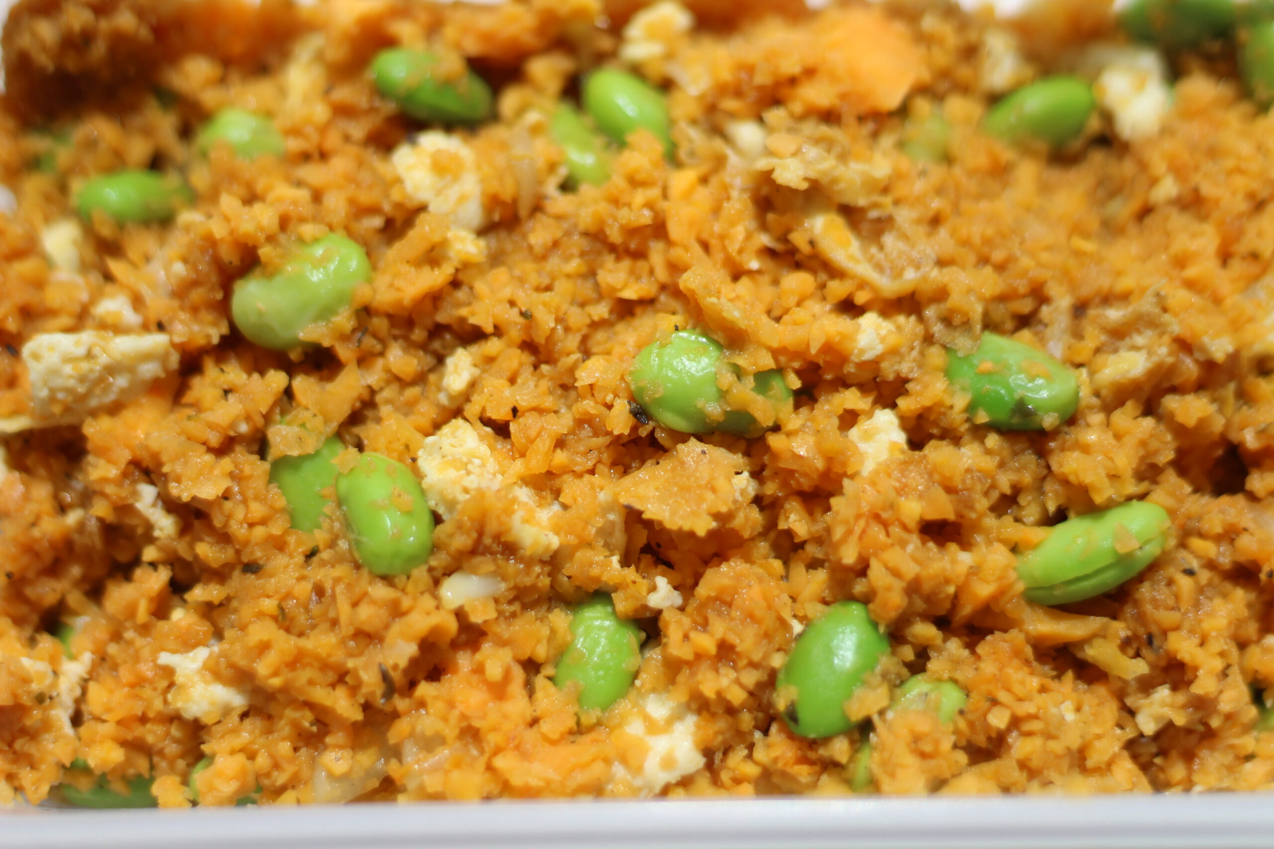 SWEET POTATO EGG FRIED ‘RICE’