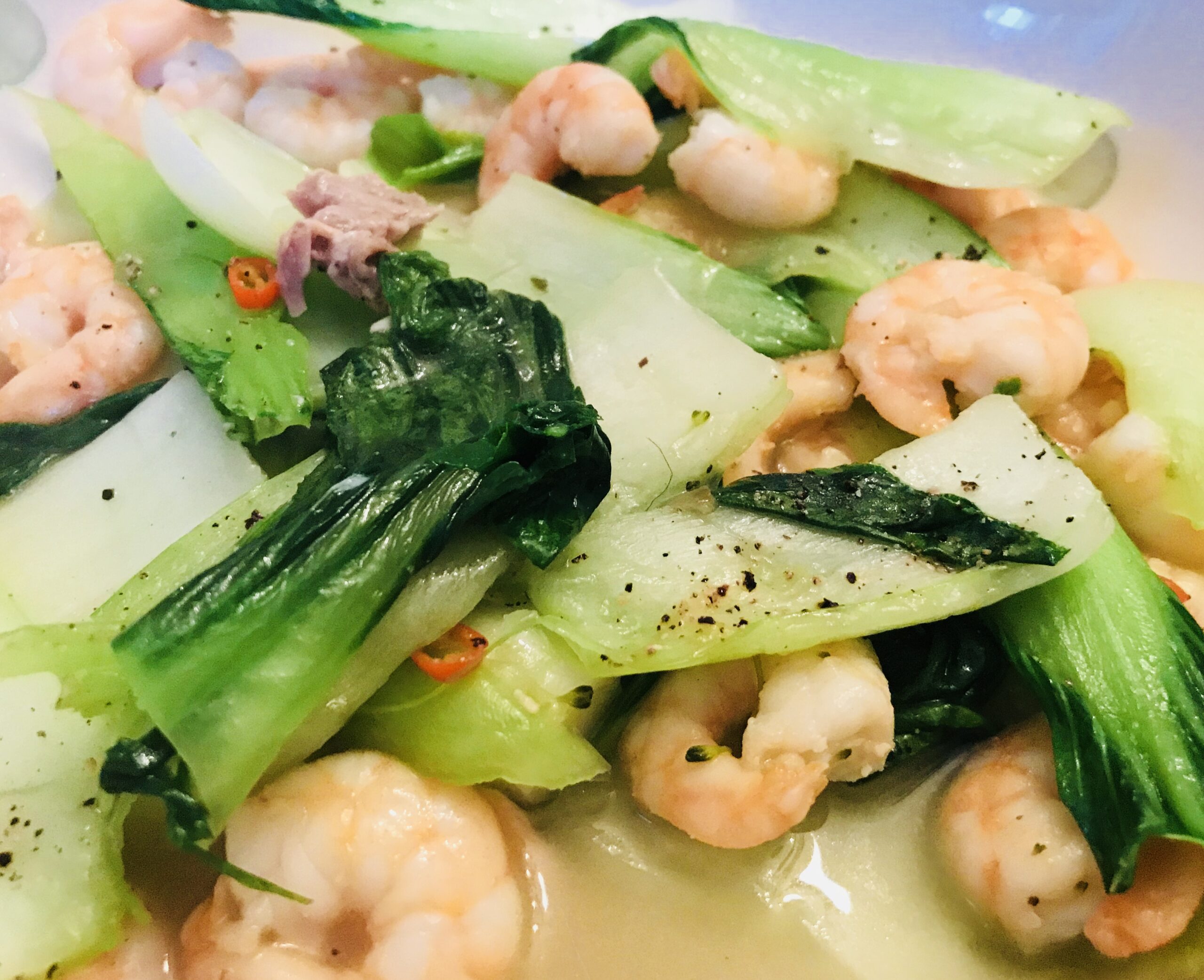 KING PRAWN & PAK CHOY BROTH